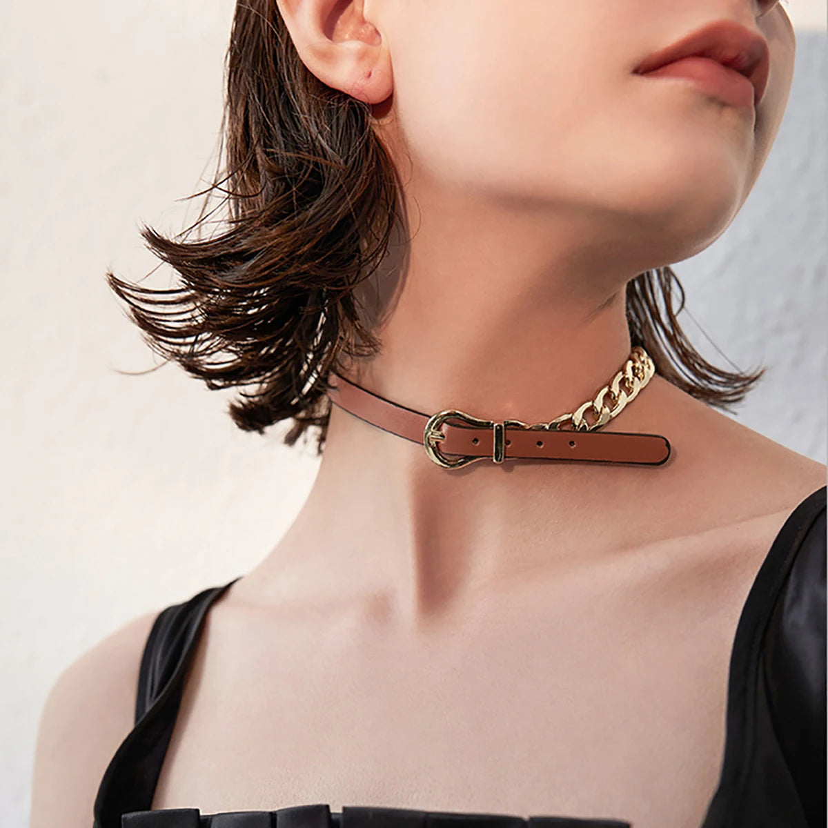 Punk Leather Choker