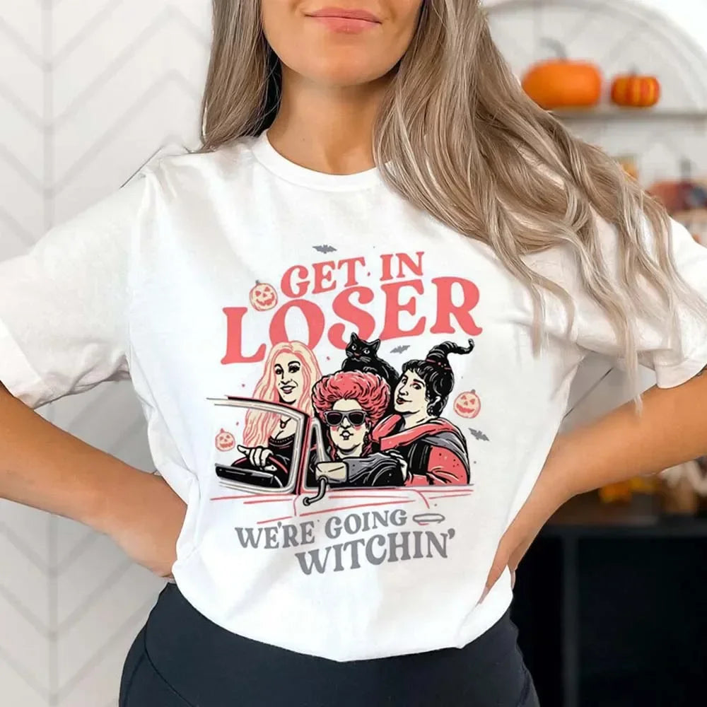 We're Goin Witchin Hocus Pocus Halloween Tee