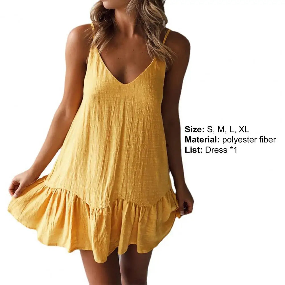 Boho Breeze Organza Mini Dress