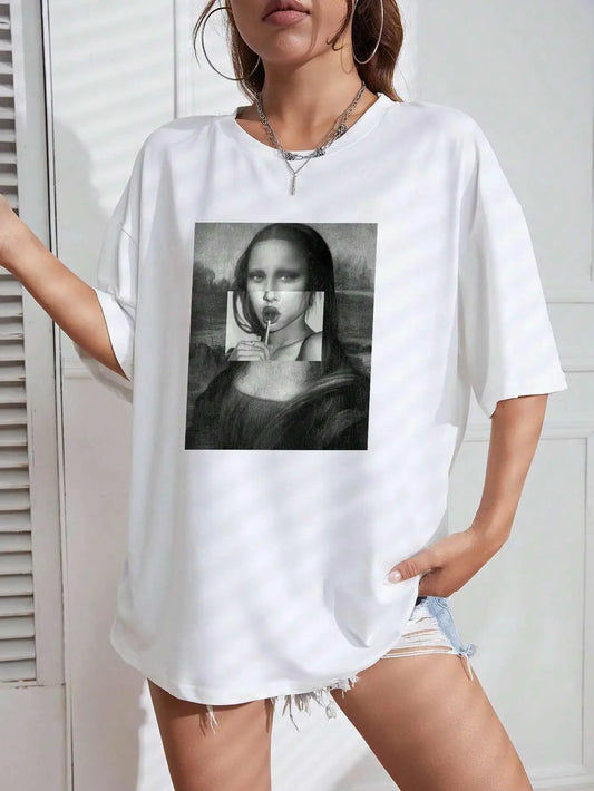 Bad Mona Lisa Oversized Tee