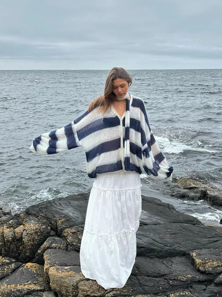 Sail Away Oversized Cardigan