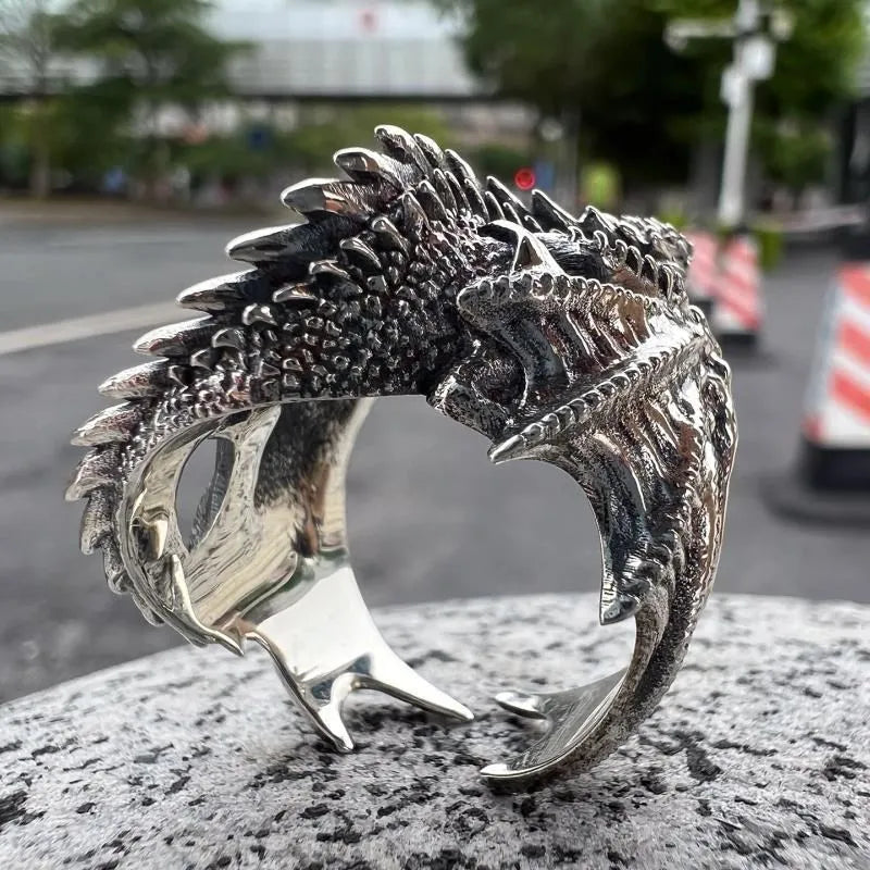 Game of Thrones Style Dragon Ring Pterosaur Wings Opening Adjustable Ring