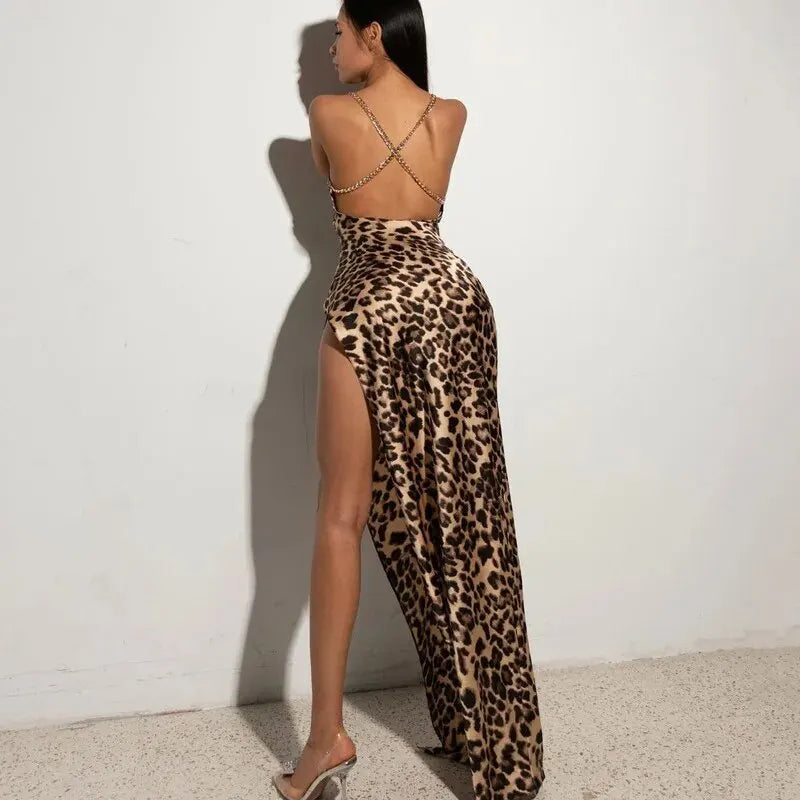 Leopard Evening Dress