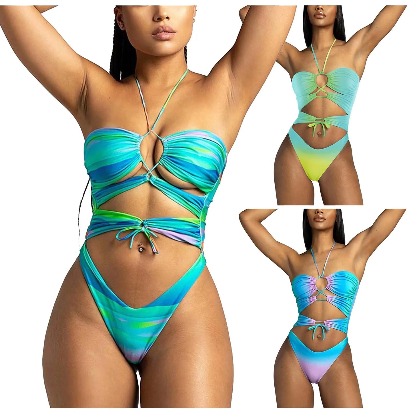 Meet Me At The Sea Women One Piece Swimsuit