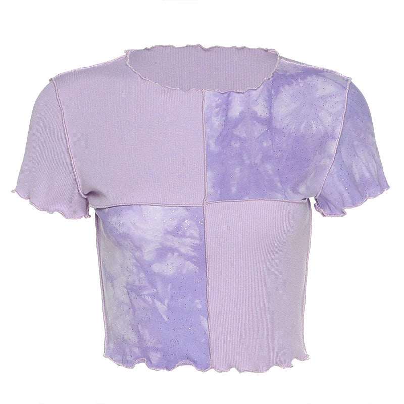 Tie Dye Ruffle Tee