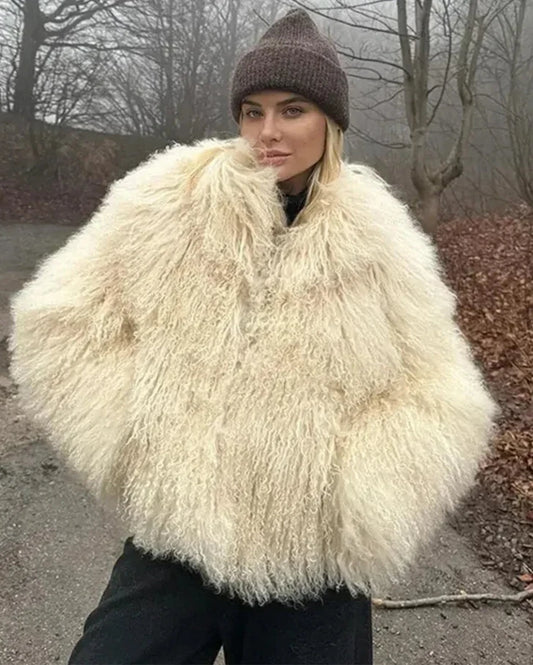 Plush Moments Faux Fur Coat