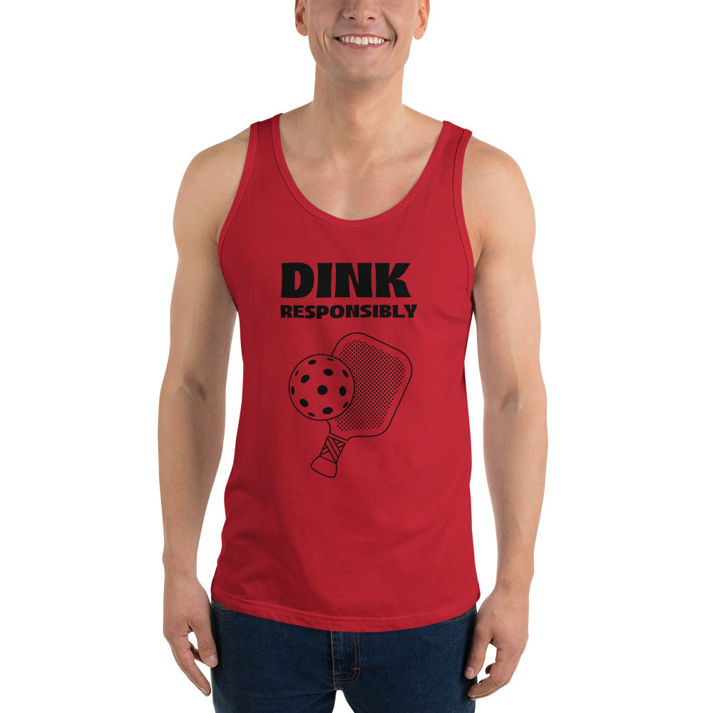 Dink Responsibly Pickleball Men's Tank Top