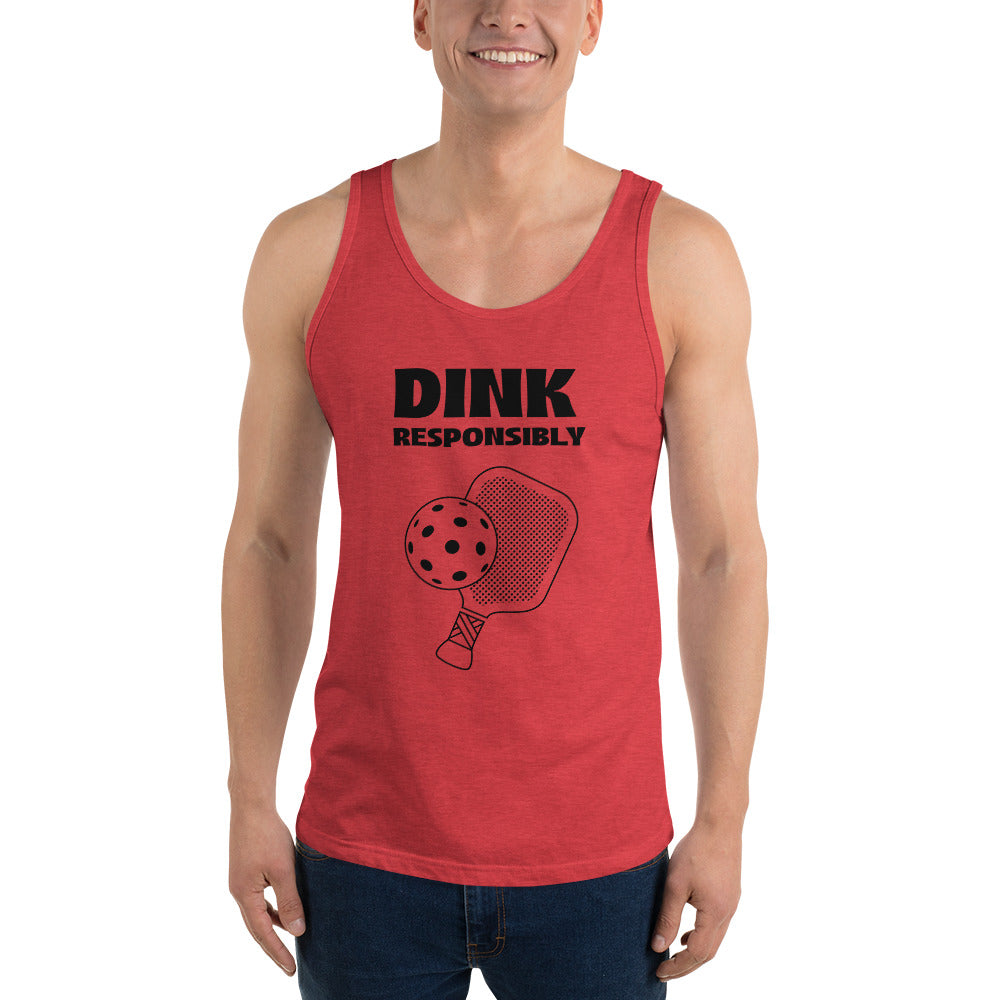 Dink Responsibly Pickleball Men's Tank Top