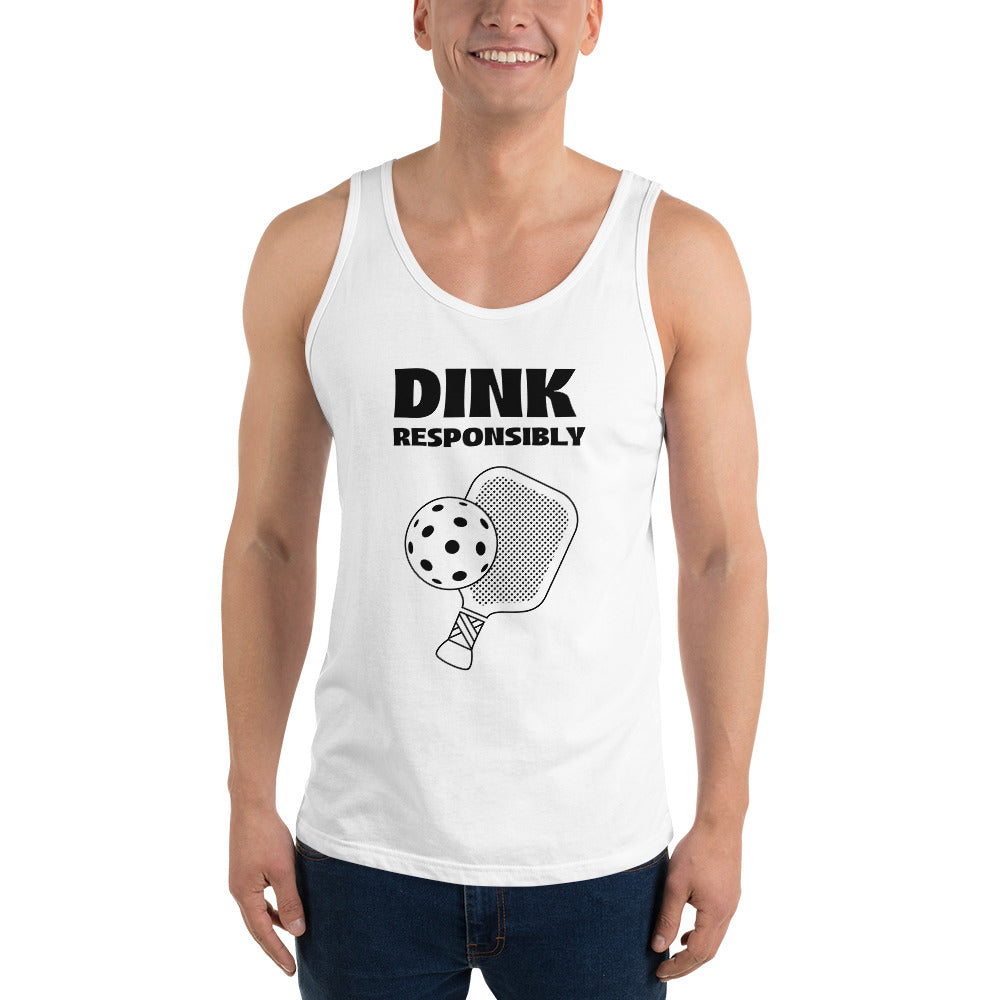 Dink Responsibly Pickleball Men's Tank Top