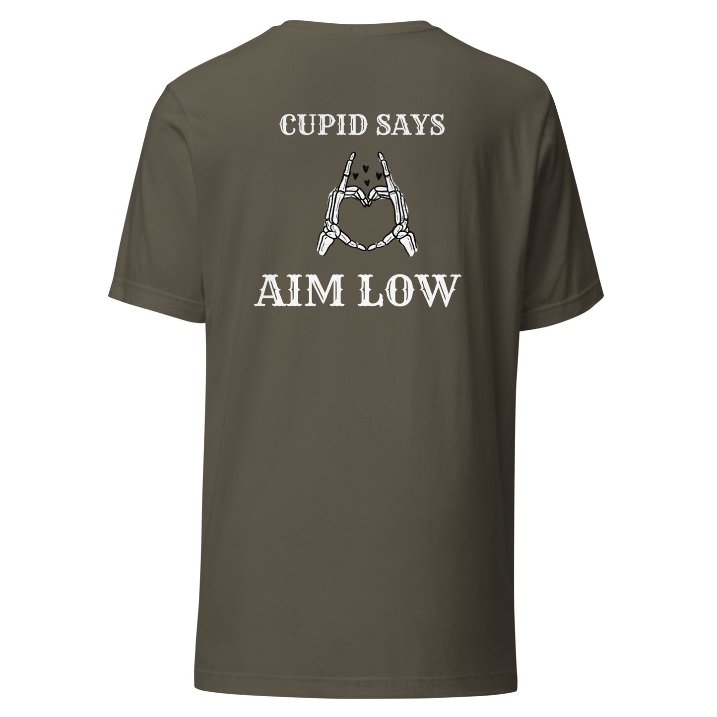 Aim Low Cupid Valentine's Day Unisex Tee