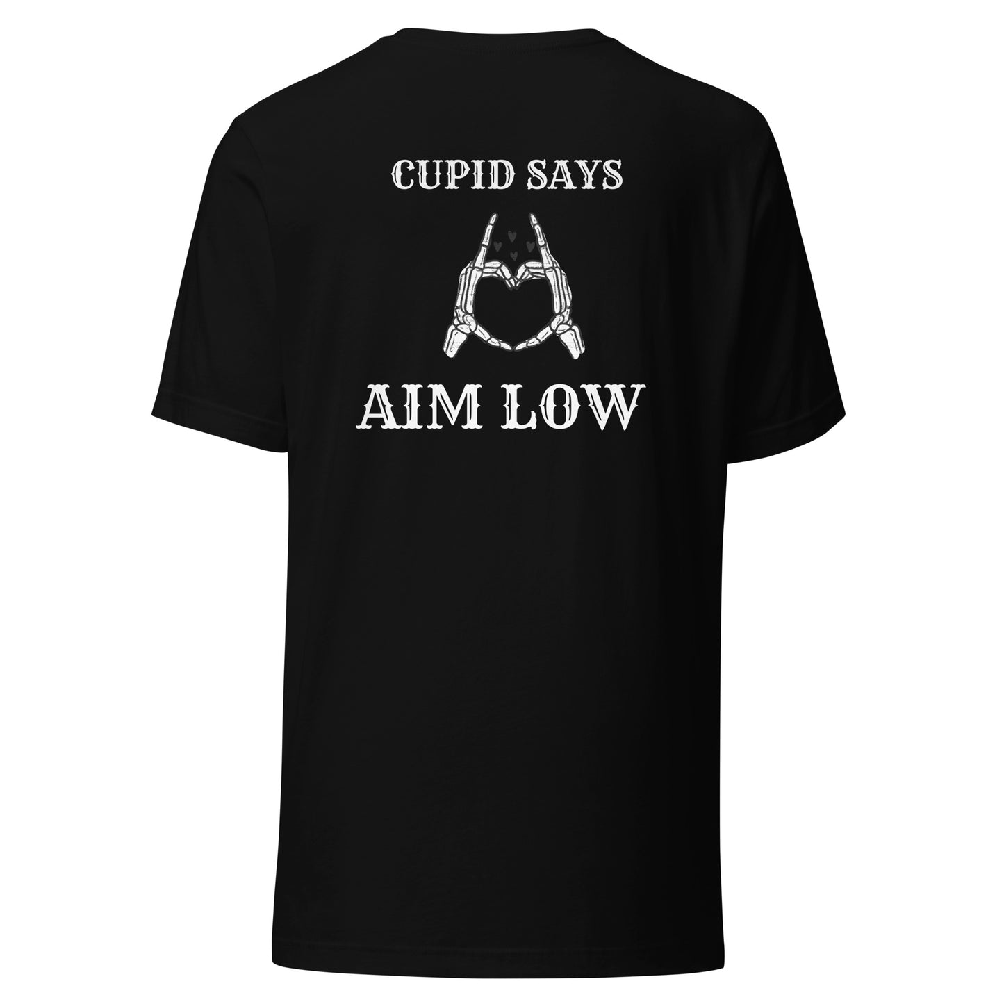 Aim Low Cupid Valentine's Day Unisex Tee