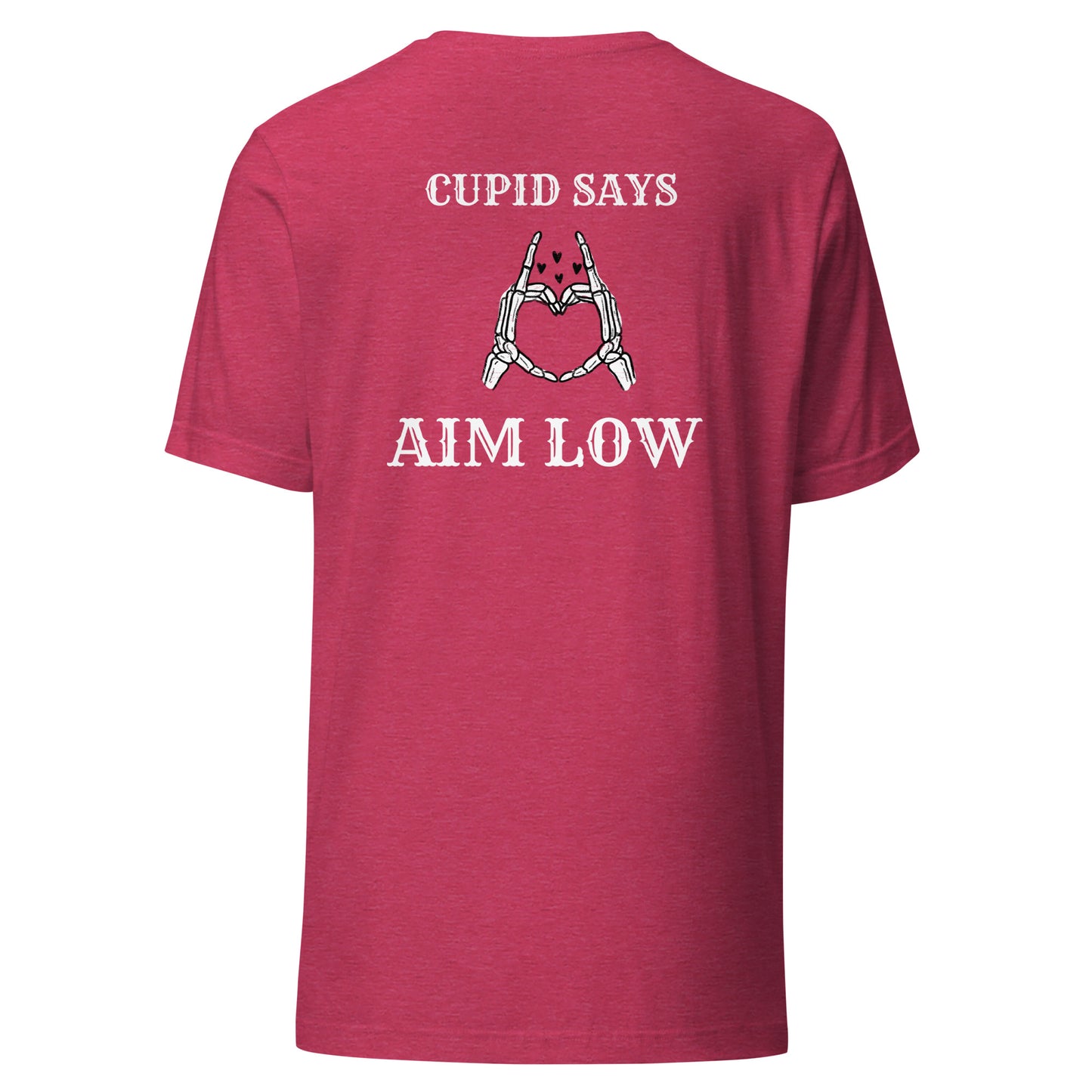 Aim Low Cupid Valentine's Day Unisex Tee