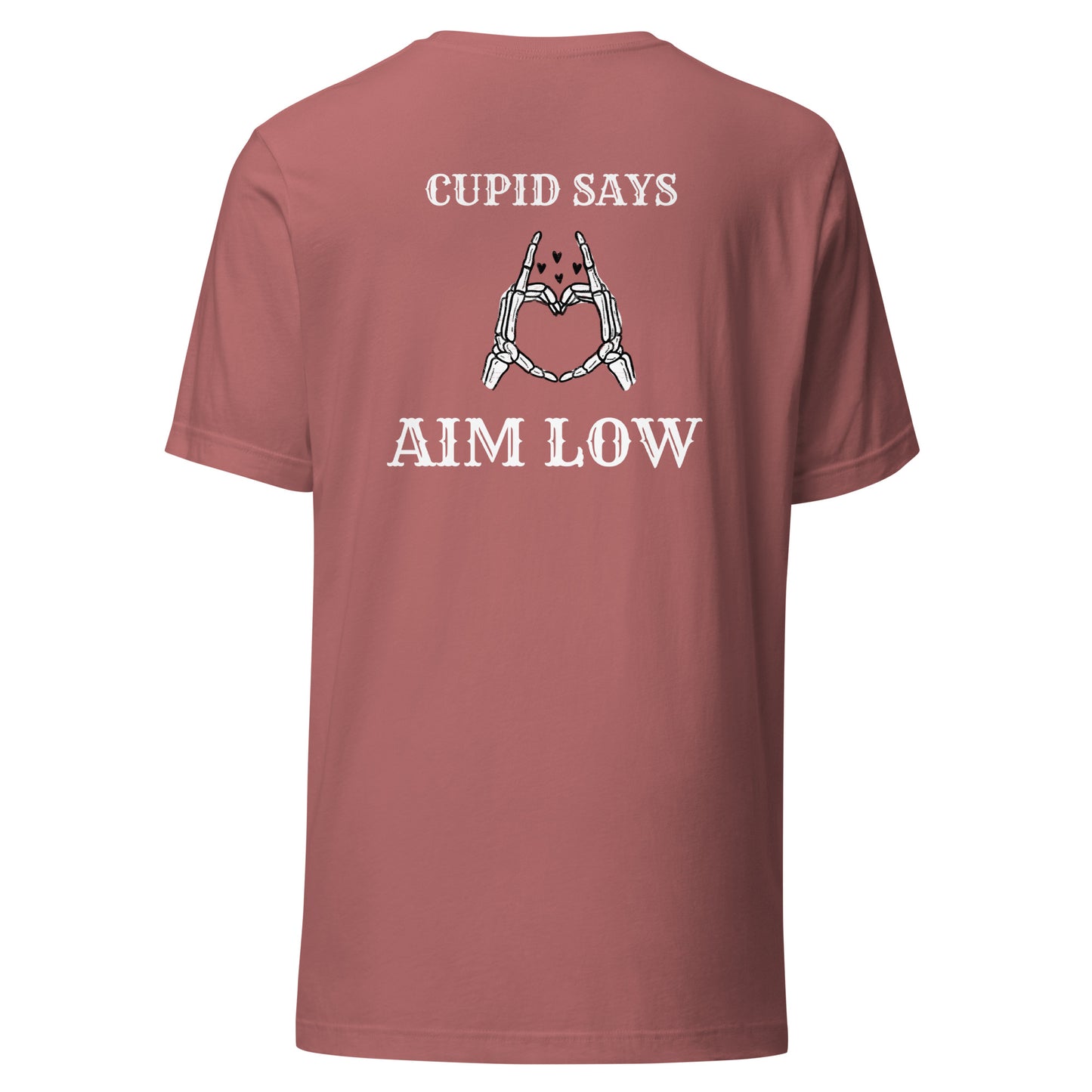 Aim Low Cupid Valentine's Day Unisex Tee